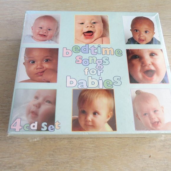 48 Bedtime Songs for Baby 4 CD SET Deadstock Vintage Y2K - Picture 1 of 10